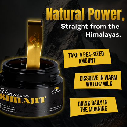 PEAKSPURITY Shilajit Resin